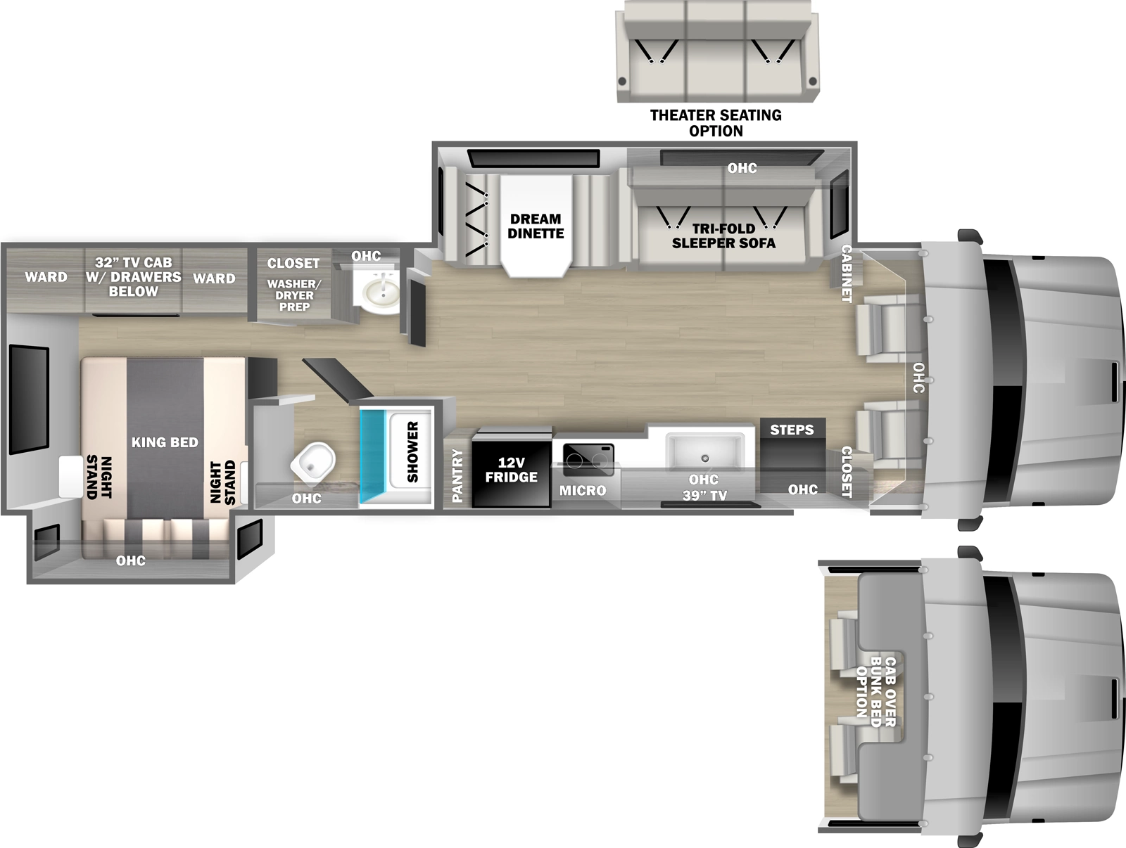 Europa 34SS Floorplan